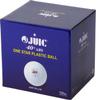 JUIC 7050 Table Tennis Balls, Training Ball, ABS Plastic, 1 Star, White, 1.6 inches (40 mm), 1 Box, 100 Pieces view 1