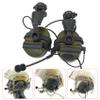 TSVISIONCORE Tactical Headset with U94 PTT Detachable headband and rail adapter,for ARC,Mlok,Team Wendy rail,Airsoft sports(Green) view 3