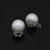 4PCS Imitation Pearl Shoe Clips Shoe Buckle Dress Hat Accessories for Bridal Wedding Party Shoe Decoration (16MM) view 2