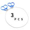 Bivethoi 3 Pack Stainless Steel Wire Saw Emergency Saw Kit, Camping Wire Saw Mini Backpacking Saw, Cable Cutting String Bone Rope Saw, Travel Chainsaw for Wood Cutting Hiking Hunting (Plastic Handle) view 2