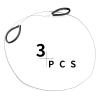Bivethoi 3 Pack Stainless Steel Wire Saw Emergency Saw Kit, Camping Wire Saw Mini Backpacking Saw, Cable Cutting String Bone Rope Saw, Travel Chainsaw for Wood Cutting Hiking Hunting (Wire Handle) view 2