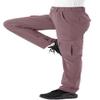 Rdruko Women's Waterproof Hiking Pants Lightweight Quick Dry Travel Fishing Cargo Work Pants Graypurple Medium view 2
