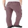 Rdruko Women's Waterproof Hiking Pants Lightweight Quick Dry Travel Fishing Cargo Work Pants Graypurple Medium view 3