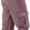 Rdruko Women's Waterproof Hiking Pants Lightweight Quick Dry Travel Fishing Cargo Work Pants Graypurple Medium view 4