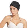 Summer Spandex Swimming Cap Non Waterproof Bathing Anti-Slip Elastic Pool Gym Underwater Water Sports Turban Comfortable Swim Hat Wrap view 3