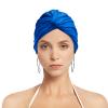 Summer Spandex Swimming Cap Non Waterproof Bathing Anti-Slip Elastic Pool Gym Underwater Water Sports Turban Comfortable Swim Hat Wrap view 4