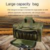 UNISTRENGH Multifunction Tactical Gun Range Bag Deluxe Pistol Shooting Range Duffle Bags (Military Green) view 4