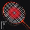 Badminton Racket Set of 4, Professional Carbon Fiber Badminton Rackets Badminton Racquet for Backyards Gym with 6 Shuttlecocks 4 Grip Tape and 1 Badminton Bag, Yellow Orange view 3
