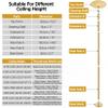Yaheetech Stripper Dance Pole Spinning Static Dancing Pole Portable Removable for Home Club Bar Gym 44.5-108.3 Height Adjudtable & Weight Capacity 500lb - Gold view 3