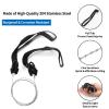 Bivethoi 3 Pack Stainless Steel Wire Saw Emergency Kit, Camping Mini Backpacking Cable Cutting String Bone Rope, Travel Chainsaw for Wood Cutting Hiking Hunting (Rope Handle) view 3