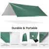 Yescom Hammock Rain Fly Waterproof Tent Tarp, 210D Oxford, UV Protection and PU3000mm Lightweight Shelter Canopy Including Accessories for Camping, Backpacking and Outdoor Adventure (Green-10x10FT) view 3