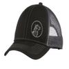 Mack Truck Bulldog Charcoal Black Structured Snapback Mesh Cap/Hat view 1