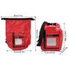 5L Outdoor PVC Roll-Top Sling Backpack, Survival Storage Bag with Adjustable Shoulder Strap for Travel, Camping, Mountaineering view 3