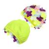 Swimming Cap Women Flowers - Floral Swim Cap for Womens, Flowered Swim Cap s for Women, Swim Cap with Flowers, Ear Hair Protection 1Pcs view 3