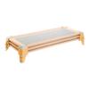 Kaplan Early Learning Toddler Size Premium Stackable Cot - Natural - 39" L x 21" W x 6" H view 3