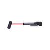 BBB Cycling Mini Pump Lightweight Integrated Pressure Gauge Dualhead Thumblock Lever System T-Handel WindGun S BMP-57, Black, 250 mm view 2