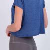 Real Essentials 5 Pack: Women's Dry-Fit Crop Top Short Sleeve Shirts Workout Gym Cropped Athletic Tee (Available in Plus)- Set 4, 3X view 4