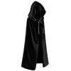 Regenboog Kids Velvet Cape with Hood,39inch,Black Cloak for Kids,Short Velvet Cape Women view 1