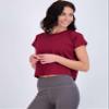 Real Essentials 5 Pack: Women's Dry-Fit Crop Top Short Sleeve Shirts Workout Gym Cropped Athletic Tee (Available in Plus)- Set 5, 3X view 2