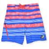 LAGUNA Boys UPF 50+ Beach Waves Swim Trunks Board Shorts, Dark Coral, 10/12 view 1