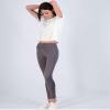 Real Essentials 5 Pack: Women's Dry-Fit Crop Top Short Sleeve Shirts Workout Gym Cropped Athletic Tee (Available in Plus) - Set 3, S view 3