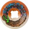 56mm Hairballs 50-50 Orange 95a Slime Balls Skateboard Wheels view 2