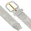 2 Count 7001 Leather Covered Buckle Woven Elastic Stretch Belt 1-1/4"(32mm) Wide (White, 3XL) view 2