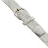 2 Count 7001 Leather Covered Buckle Woven Elastic Stretch Belt 1-1/4"(32mm) Wide (White, 3XL) view 3