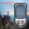8 Functions Handheld Altitude Gauge, Barometer Thermometer Hygrometer for Hiking Climbing, Blue Backlight Weather Forecast Level Calendar Clock 2 AAA Batteries Not Included view 2