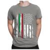 QWENTMTNTY Men's Personalized Short Sleeve T-Shirts Casual Summer Muscle Fitness American Flag Shirt Fashionable Sweatshirt view 1