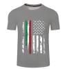 QWENTMTNTY Men's Personalized Short Sleeve T-Shirts Casual Summer Muscle Fitness American Flag Shirt Fashionable Sweatshirt view 2