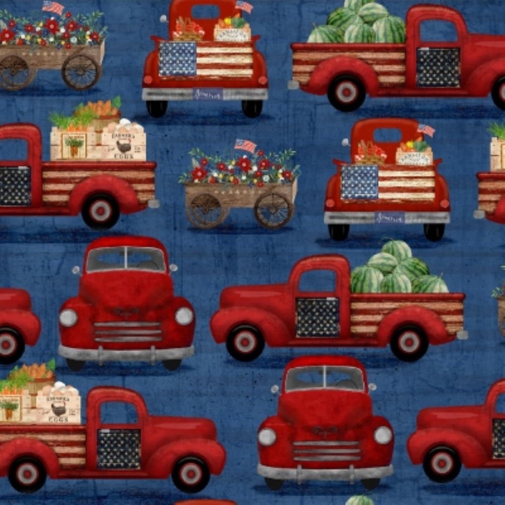 3 Wishes Hometown America 18698 Navy Trucks