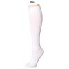 3 Pairs Women's Knee-high Therapeutic Graduated Anti-Fatigue 8-15mmHg Combed Cotton Compression Socks (X Solid Black White Navy) view 3