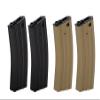 Lancer Tactical Full Metal M4/M16 300 Round High Capacity AEG Airsoft Magazine Clip High Tension Spring Feeds with Winding Wheel (Tan/Black X2) view 1