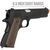Lancer Tactical 350 FPS Army Armament Metal R31 1911 Airsoft Pistol Green Gas Blowback with 3000 Round 0.25g Bag of BBS view 4