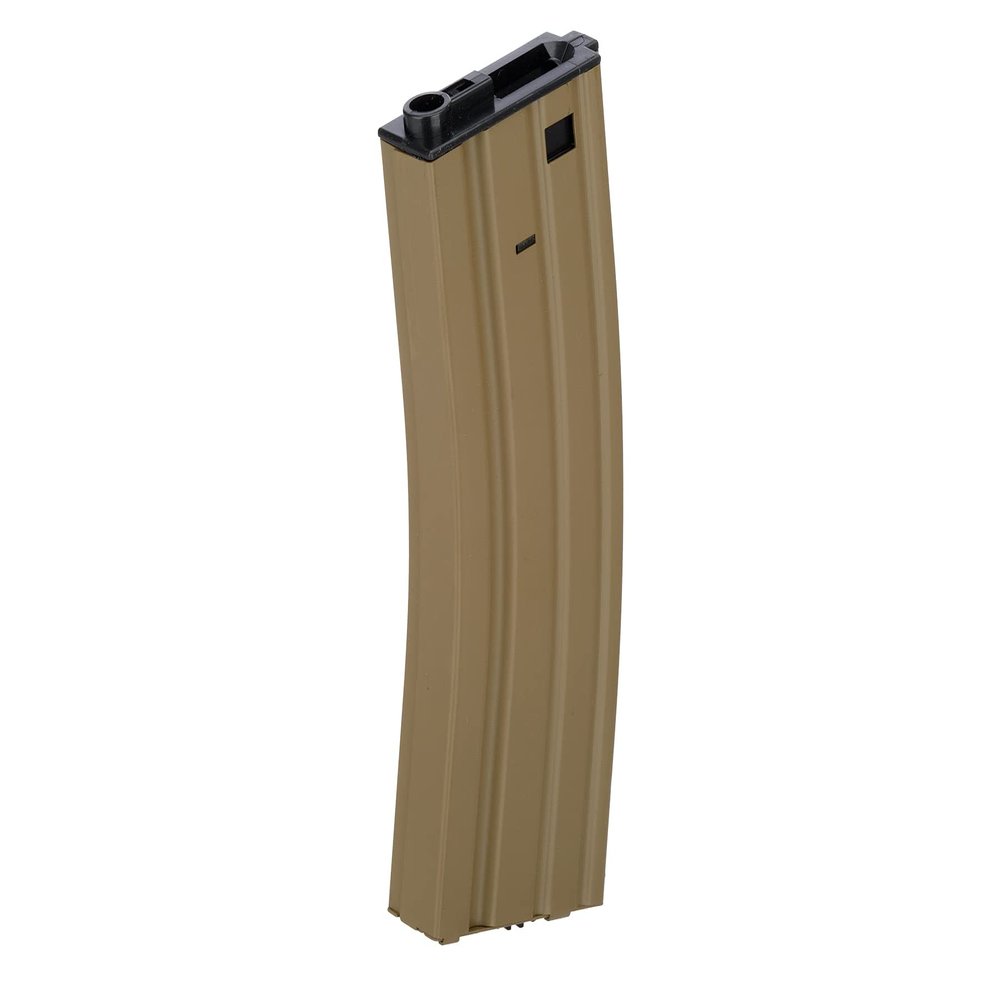Lancer Tactical Full Metal Steel M4/M16 300 Round High Capacity AEG Airsoft Magazine Clip (Tan/Pack of 3)