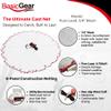 BasicGear Cast Net | Lead, 6ft Radius, 1/4 inch Mesh for Freshwater and Saltwater Bait Fish | Professional Grade and Upgraded Material | Throw Style view 2