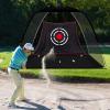 KAIDIDA Golf Hitting Net Portable: 12x7 FT Quick Set Up Driving Training Equipment for Backyard Garage Gift with Target Tee Cap Turf Ball view 2