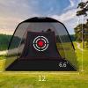 KAIDIDA Golf Hitting Net Portable: 12x7 FT Quick Set Up Driving Training Equipment for Backyard Garage Gift with Target Tee Cap Turf Ball view 3