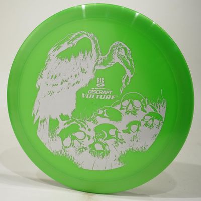 Discraft Big Z Vulture Disc Golf Distance Driver, Pick Color/Weight [Stamp & Exact Color May Vary] Green 175-176 Grams