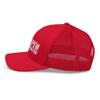 CreativeTees4You Pew Pew Pew Funny Trucker Cap Mesh Hat Adjustable Red view 3