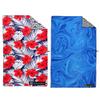 ECCOSOPHY Bundle of 2 Large 71x35 inch Microfiber Beach Towels with Travel Pouch. Designed to Keep You Sand Free and Comfortable. view 1