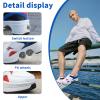 Double-Row Deform Wheel Automatic Walking Shoes Invisible Deformation Roller Skate Male and Female Skating Shoes 2 in 1 Removable Pulley Skate Shoes Recreation Sneakers view 2