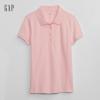 GAP Girls Uniform Polo Shirt, Light Shell Pink, X-Large US view 3
