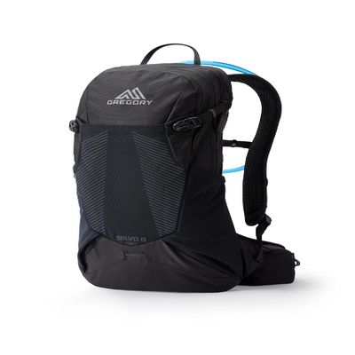 Gregory Salvo 8L H2O Unisex Day Hiking/Backpacking Hydration/Mountain Biking Backpack, 3L Water Reservoir/Bladder Included, One Size Fits All, Ozone Black
