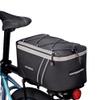 JXFUKAL Rear Bike Rack Bag with Rain Cover, 7L/9L/10L/12L Waterproof Bicycle Ebike Saddle Bag Cycling Pannier Trunk Carrier with Reflector & Adjustable Cord for Commuter Travel Outdoor view 1