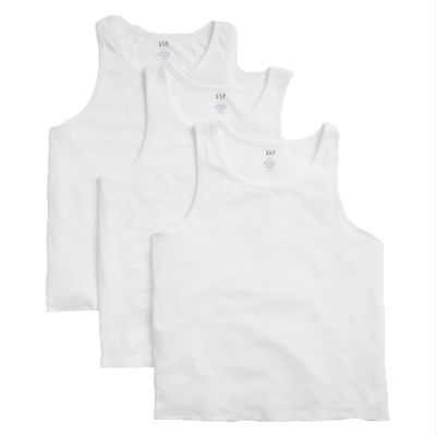 GAP Mens Tank Top (3-Pack) T Shirt, Optic White, X-Large US