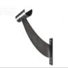 Athletic Bar Single Ballet Open Bracket (Pair) Fixed Height Wall Mount Ballet Barre 2 Brackets Included for 1.5" to 2.0" Diameter for Wooden Dowels (Black) view 2
