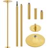 Topeakmart 45mm Portable Professional Stripper Pole Spinning and Static Dance Pole Kit Removable Fitness Exercise Dancing Pole - Gold view 1