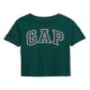 GAP Baby Boys Short Sleeve Logo T-Shirt T Shirt, June Bug 19-5414 TCX, 3-6 Months US view 1